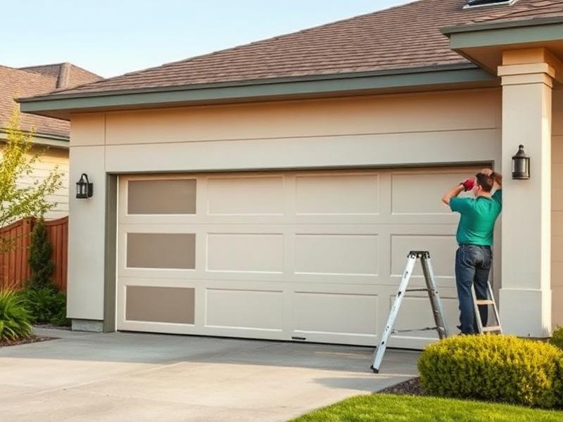 New Door Installation service - professional garage door technician
